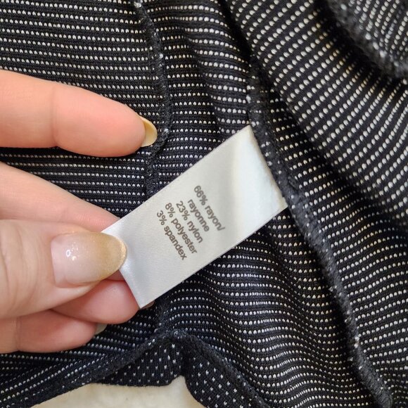 Maurices Blazer Jacket 2XL black white Polka Dot Office Casual Career Long Slv - Picture 6 of 7